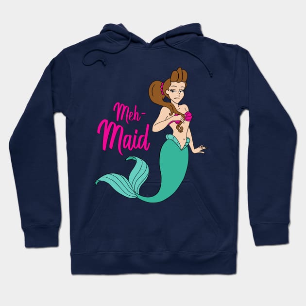 Meh-Maid Mermaid Hoodie by DavesTees